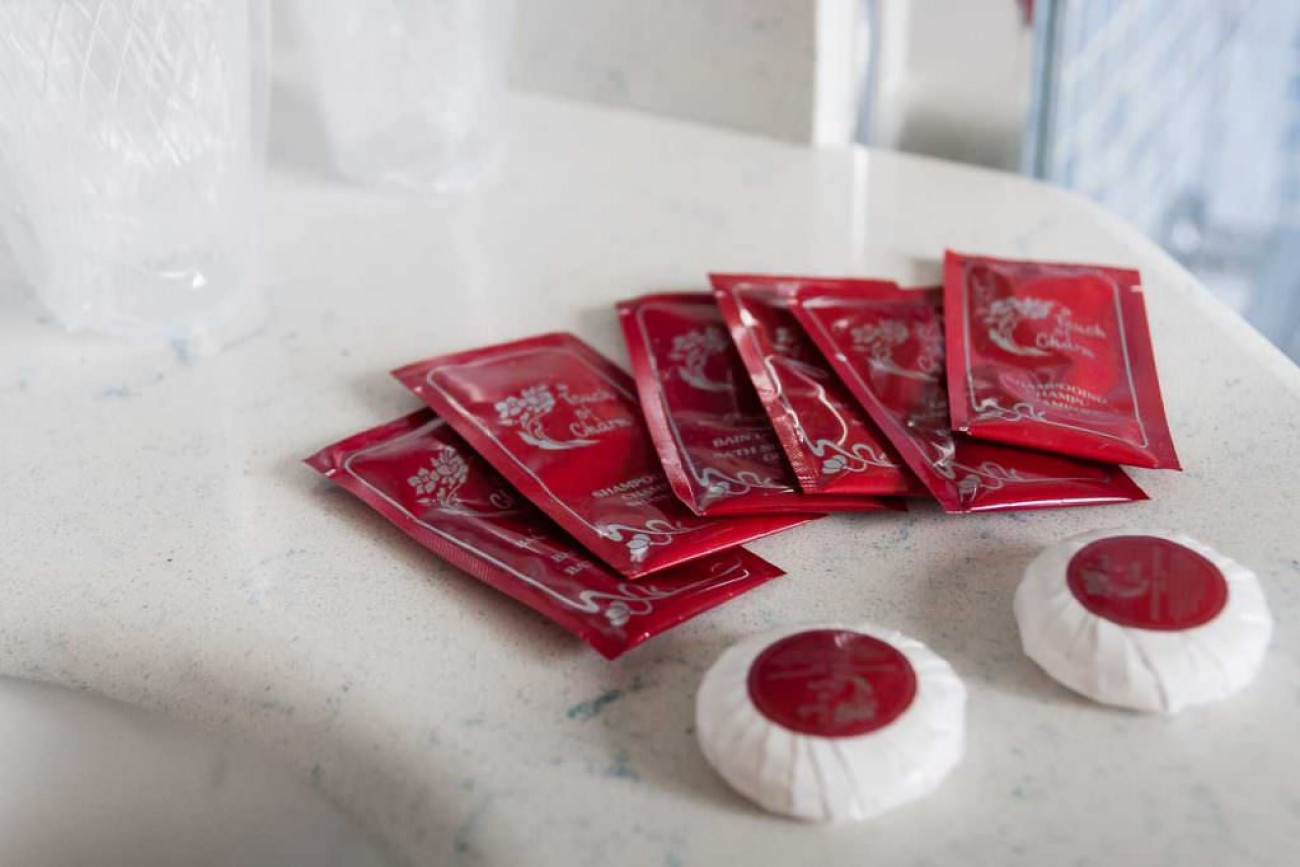 Detalle jabones baño pontus veteris sanxenxo